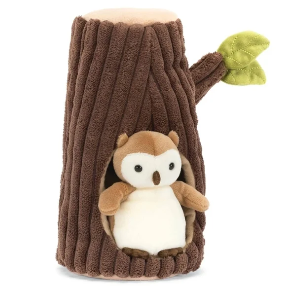 Jellycat Forest Fauna Owl 7.5x4.3x3.9" 🦉 Soft and Plush NWT Authentic "Retired" - Picture 2 of 8